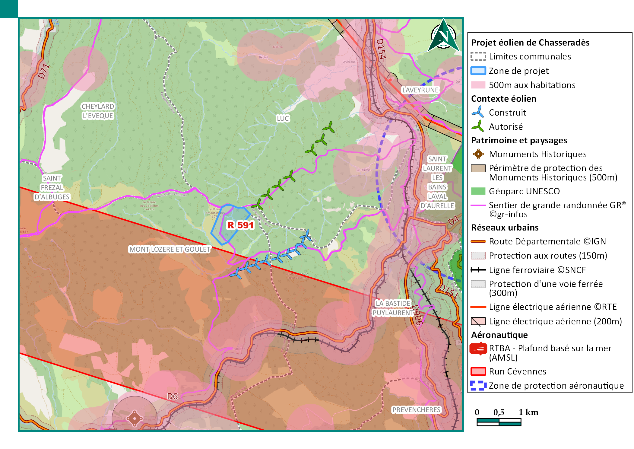 carte des contraintes
